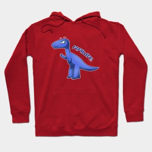 Blue T-Rex Hoodie